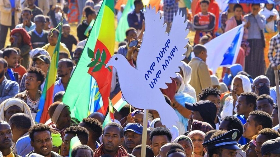 Ethiopia Peace rally   _ Amhara region 