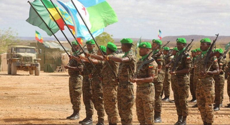 Ethiopian troops in Somalia 