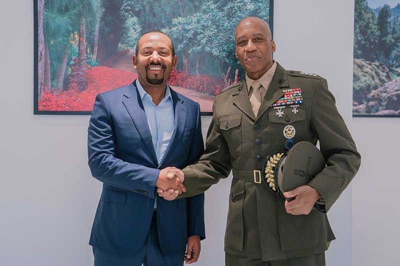 Abiy Ahmed _ General Michael Langley 