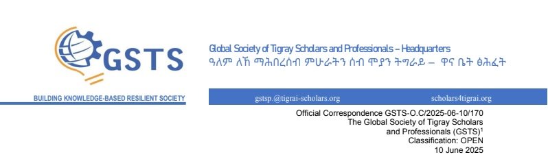 Global Society of Tigray Scholars and Professionals - Ethiopia 