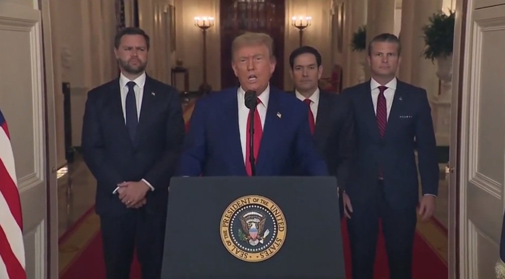 Trump Iran Israel Conflict end 