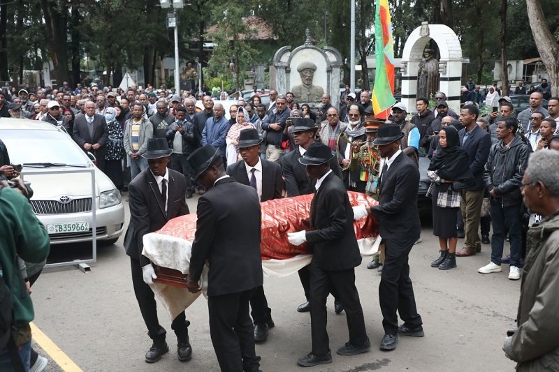 Debebe Eshetu Laid to Rest At Menbere Tsebaot Kiddist Selassie _ Ethiopia