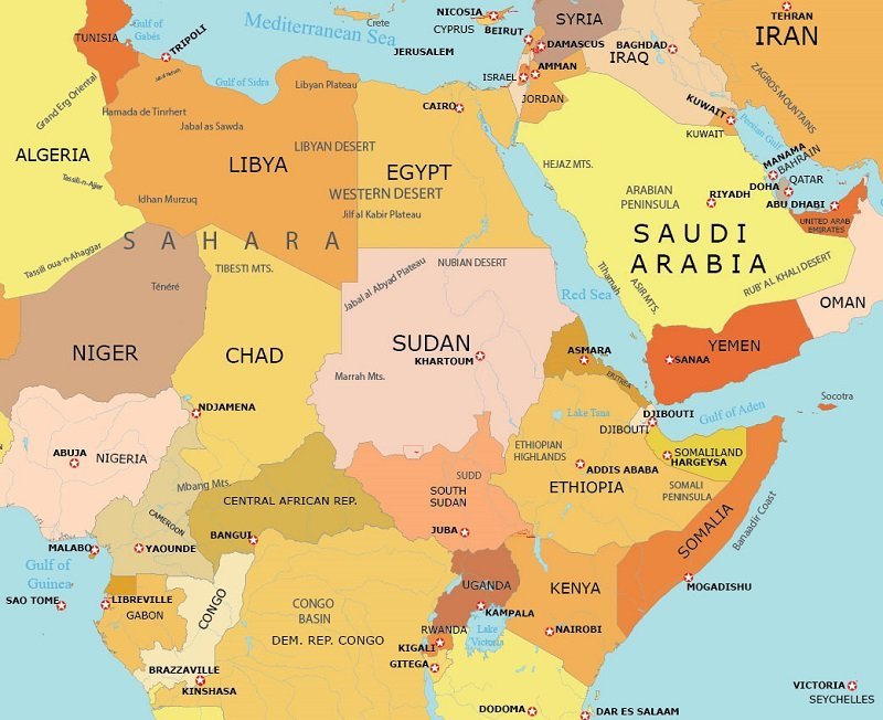 Red Sea System _ Ethiopia _ Eritrea _ Middle East 