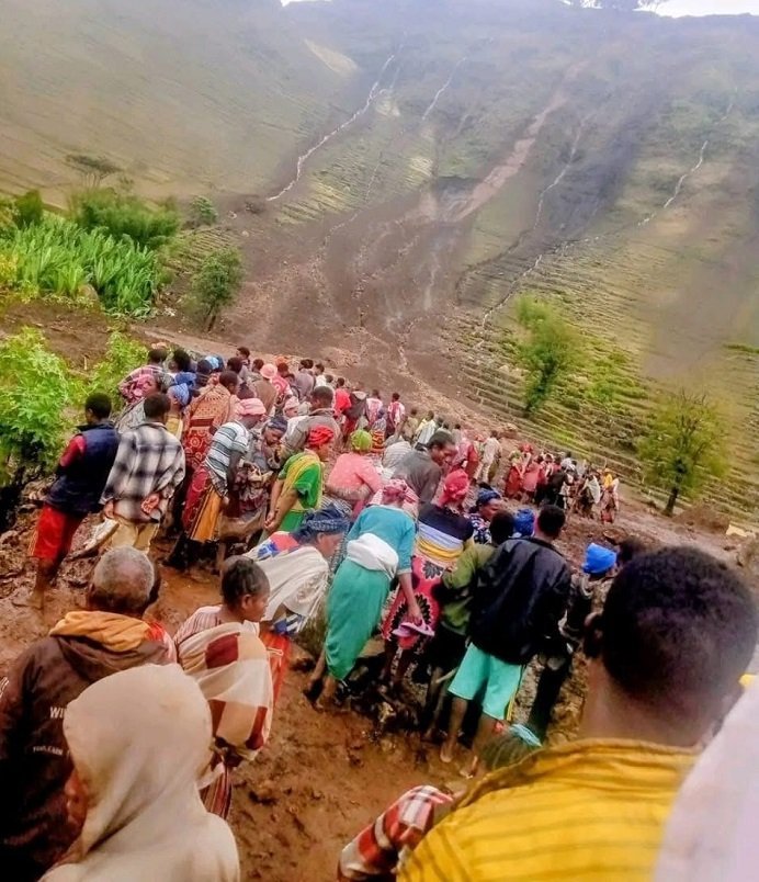 Ethiopia  Gamo Zone _ Landslide 
